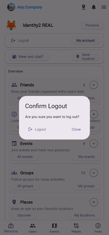 Logout